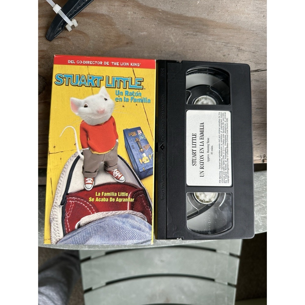 2000 Stuart Little Un‎ Ratón En La Familia VHS (Importación Venezolana)